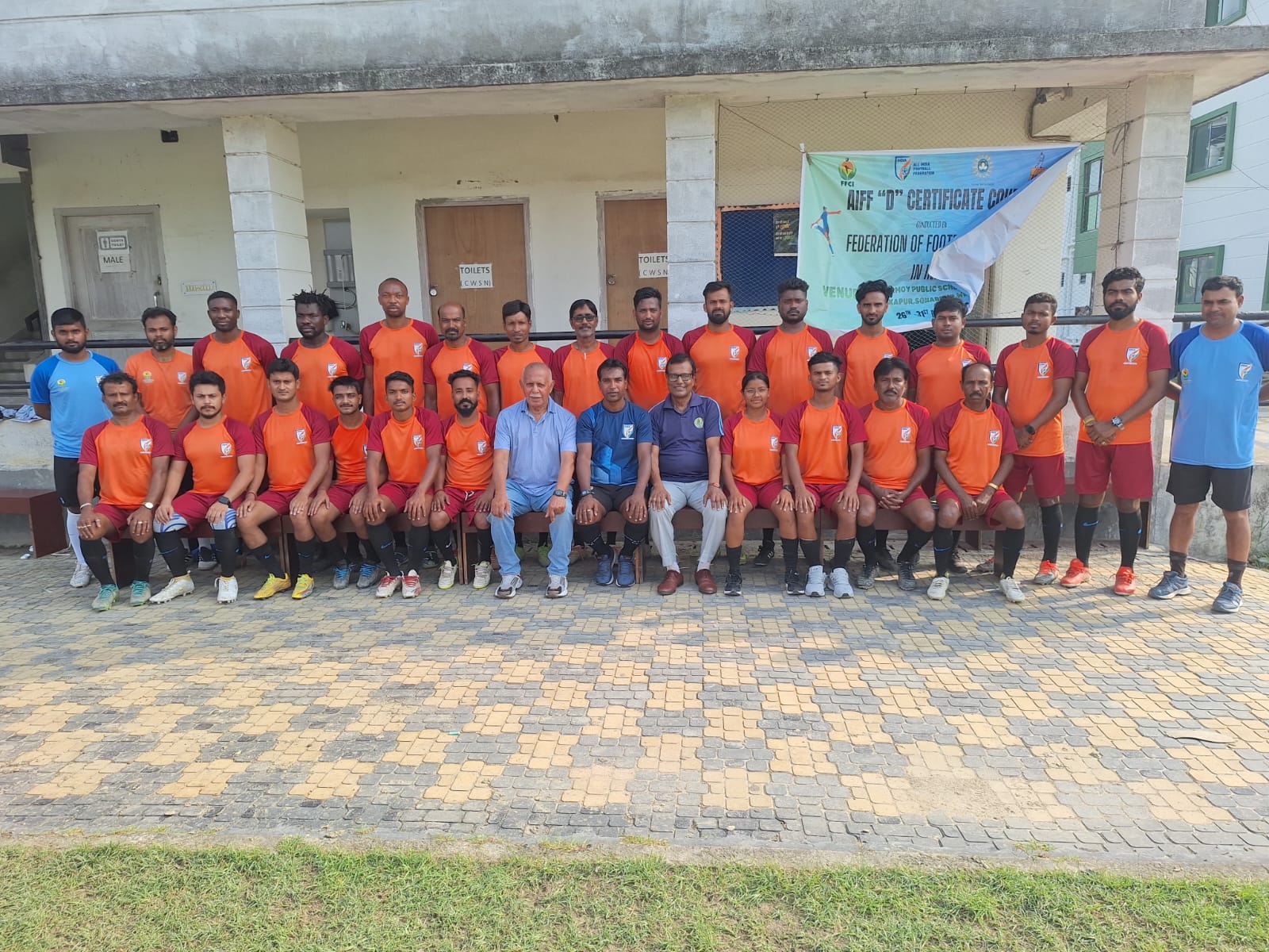 AIFF D-License course at Jyotirmoy Public School, March 2026