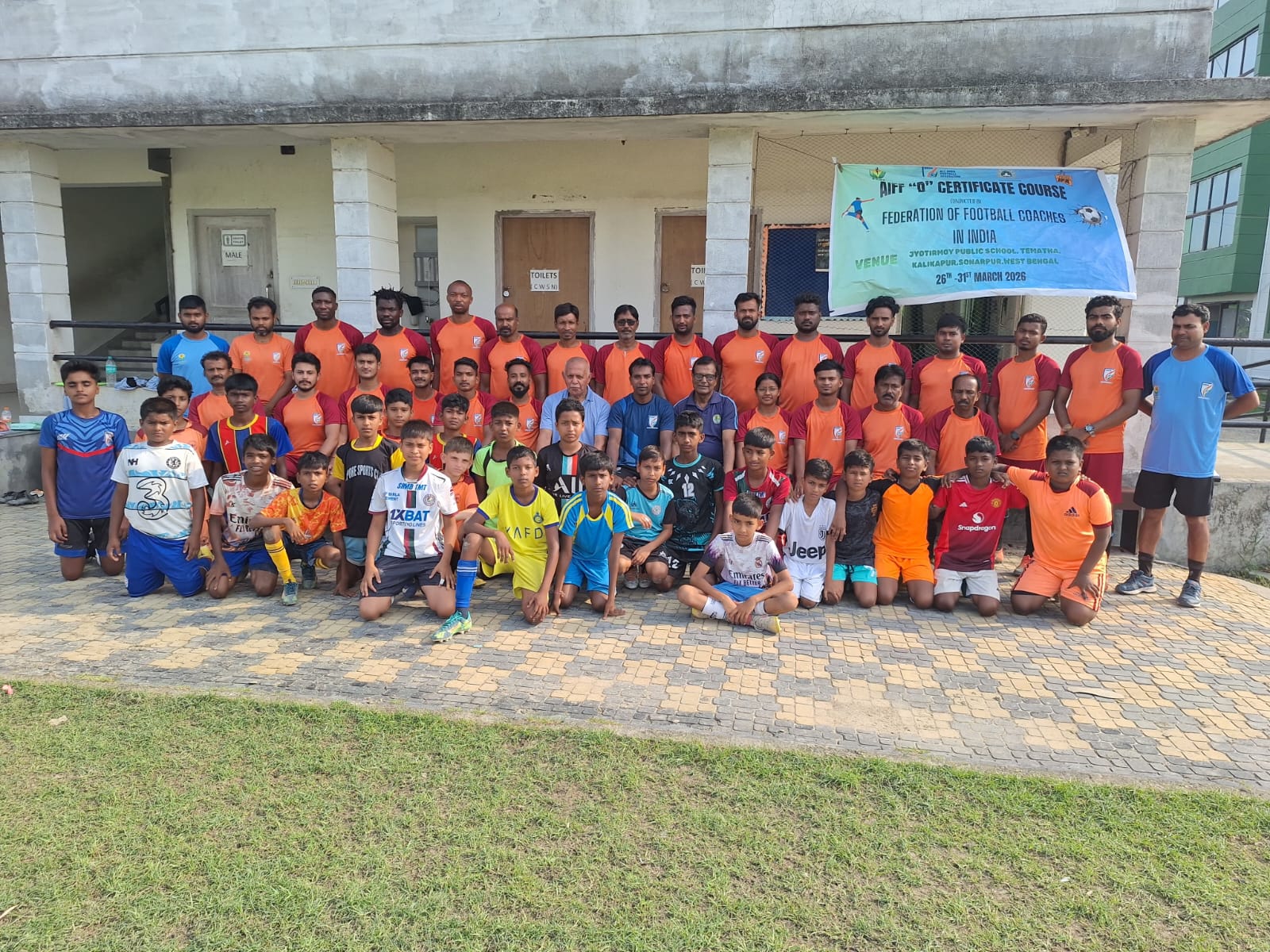 AIFF D-License course at Jyotirmoy Public School, March 2026
