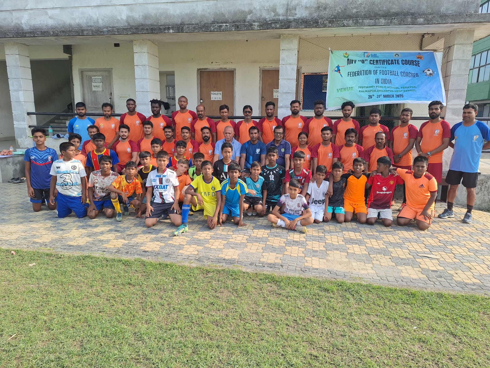 AIFF D-License course at Jyotirmoy Public School, March 2026