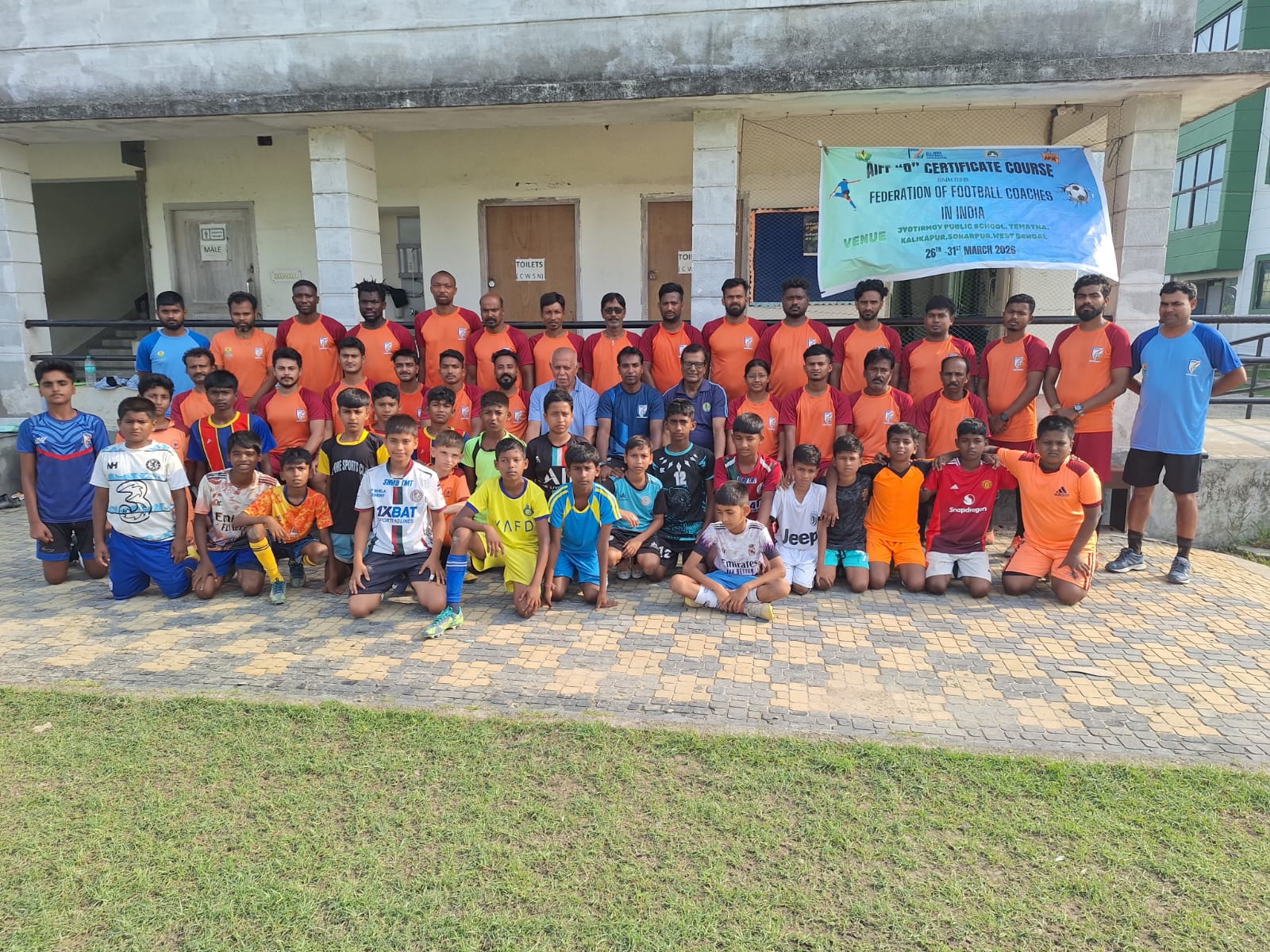 AIFF D-License course at Jyotirmoy Public School, March 2026